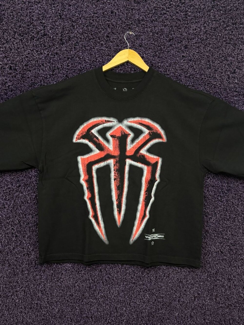 WWE x XO The Weeknd Roman Reigns Logo OTC Baggy T-Shirt M
